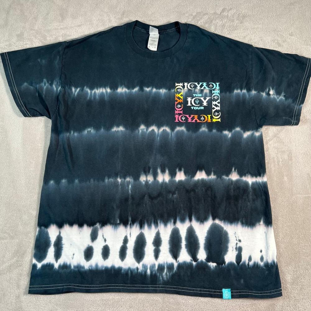 Twenty One Pilots T-Shirt Men's Size XL Tie Dye The Icy Tour 2022 Graphic Pint